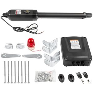 Apriscatole elettrico da 80W apriporta automatico a oscillazione singola apriporta da 18 piedi con velocità da 16 Mm/s Kit completo Push/Pull-to-Open telecomando per garage - Product Image 1