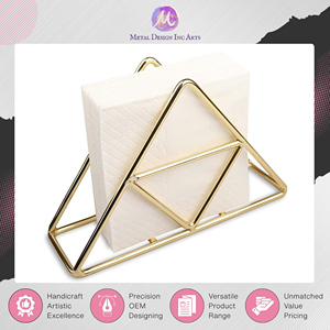 Offre Exclusive : Support de Serviettes et de Mouchoirs en Fil Métallique de Qualité Supérieure, Idéal pour la Cuisine, la Table et la Décoration Intérieure - Product Image 3