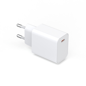 Cargador de Pared Tipo-C de 20W con Entrega de Energía PD, 1 Puerto, Protección OCP/OVP, Enchufe Europeo, Adaptador para Teléfono Celular y Portátil - Product Image 5