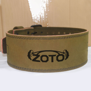 Ceinture de musculation en cuir véritable pour squats et soulevés de terre, avec logo personnalisé, ceinture de musculation pour la salle de sport, fournisseur direct d'usine - Product Image 6