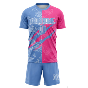 Uniforme de Entrenamiento de Fútbol Personalizado BIN FATEH, Conjunto Unisex de Pantalones Cortos y Camiseta de Manga Corta, Transpirable, con Impresión por Sublimación, Uniforme de Fútbol para Equipos - Product Image 3