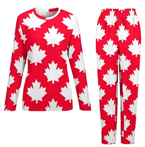 Ensemble pyjama imprimé floral pour femmes, manches courtes, col en v, vêtements de nuit en coton tricoté, décontracté, pantalon mi-mollet, doux et confortable, été - Product Image 5