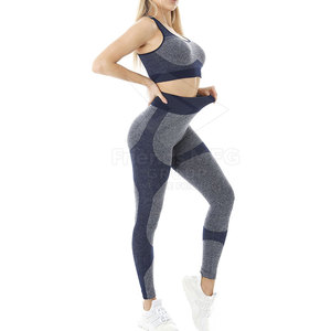 Ensemble de yoga pour femmes, 2 pièces, couleur personnalisée, respirant, écologique, léger, nouveau style, prix raisonnable, best-seller - Product Image 3