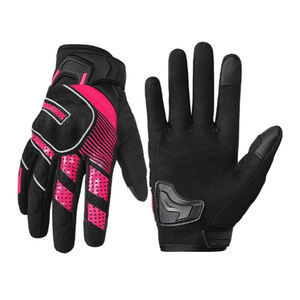 Gants VTT d'été durables pour tout-terrain, paume renforcée, coupe-vent, antidérapants, pour cyclisme en extérieur avec fermeture à lacets - Product Image 1