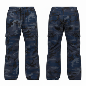 Hot Sale <b>Top</b> Quality Custom Relaxed Fitted Camouflage Cargo Pants Cotton Blend Multi Pocket Casual Outdoor Workwear Trousers - Product Image 3