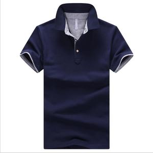 Polo de Manga Corta Gris para Hombre con Ribete Naranja, Informal, de Algodón Piqué, Transpirable, Corte Regular, Diseño con Botones - Product Image 3