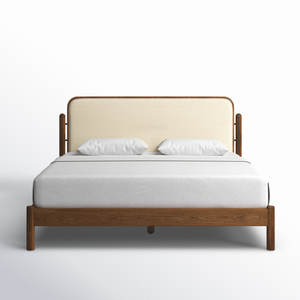 Cama de plataforma tapizada DreamCraft Vietnam con tapicería elegante cómoda y duradera - Product Image 1