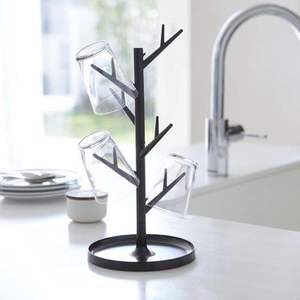 Support à tasses rustique en fer de qualité supérieure pour une cuisine d'inspiration campagnarde, offrant un rangement durable et élégant - Product Image 4