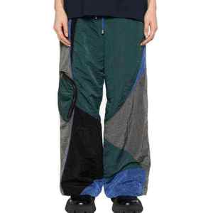 Pantalones Cortavientos de Patchwork de Moda 2026 para Hombre, Estilo Urbano, Bloques de Color, Holgados, Impermeables, de Nylon, Estilo Hip Hop, Joggers - Product Image 1
