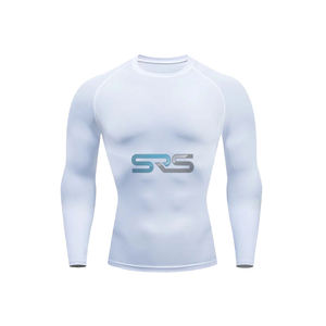 เสื้อแรชการ์ดผู้ชายคุณภาพสูง - แบบไม่มีแขน/แขนยาว สวมใส่สบาย ระบายอากาศได้ดี ปรับแต่งได้ ป้องกันแบคทีเรีย แห้งเร็ว ประสิทธิภาพสูง - Product Image 5