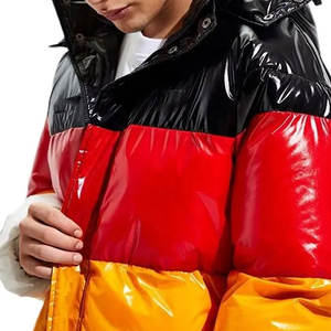 Chaqueta Acolchada de Invierno para Hombre, Estilo Casual, Impermeable, con Cierre, Logotipo Personalizado, Tallas Grandes, Venta al Por Mayor, Moda 2026, Poliéster - Product Image 3