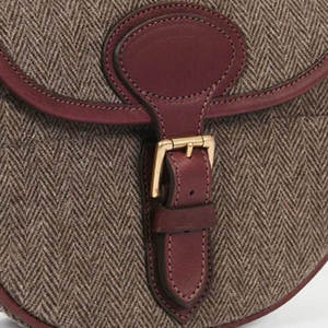 กระเป๋าเก็บตลับหนังแท้ทำมือสำหรับกิจกรรมกลางแจ้ง พร้อมดีไซน์วินเทจแบบเรียบง่าย สายสะพายไหล่ปรับได้ ทนทาน - Product Image 5