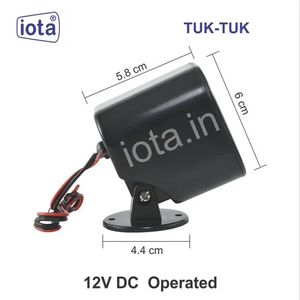 ไซเรนพลาสติก SQR117 สีดำ Iota International - Product Image 4