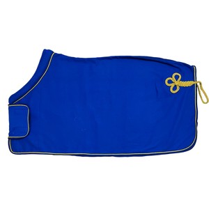 Soft Fleece Horse Rug Breathable Anti-Pilling Horse Cooler Blanket with Chest Straps - Product Image 1