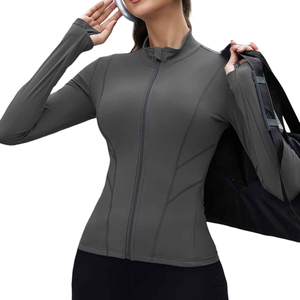 Chaqueta Deportiva Personalizada, Elegante, Cómoda, Ropa Deportiva Activa, Ajuste Seguro y Fácil, Transpirable, para Mujer - Product Image 5