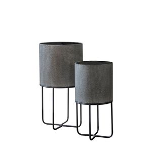 Jardinière moderne en métal pour intérieur, extérieur, maison, jardin, balcon, terrasse, support décoratif pour plantes, conteneur durable de qualité supérieure - Product Image 1