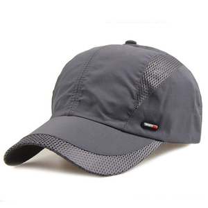 Gorras de béisbol de malla de 6 paneles de secado rápido 2025 para viaje con protección solar - Product Image 5