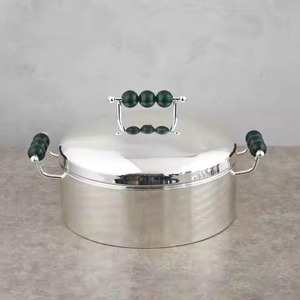 Stylish Metal Casserole With Crystal Detailing Perfect For Elegant Food Serving <b>Dining</b> <b>Table</b> Decor And Festive Hosting Use - Product Image 5