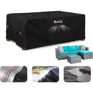 Coperture per Set di Mobili da Giardino Resistenti e Impermeabili, Coperture Invernali per Mobili Sezionali Rettangolari per Divertimento all'Aperto Tutto l'Anno - Product Image 1
