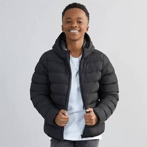 <b>Men's</b> <b>Black</b> Quilted Vest Mandarin Collar Zipper Closure Reversible Washed Breathable Eco-Friendly Windproof Casual Winter - Product Image 1