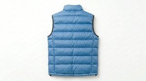 Lightweight Puffer Vest – Sleeveless Quilted Warm Winter <b>Gilet</b> with Zip Front, Stand Collar, Casual Outdoor Everyday Wear - Product Image 2