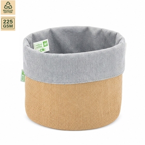 225 GSM Recycled Cotton <b>Storage</b> <b>Laundry</b> Bag Home <b>Storage</b> 24x20 cm Flat Custom Logo Wholesale OEM Private Label Model ANKJ035-R - Product Image 1
