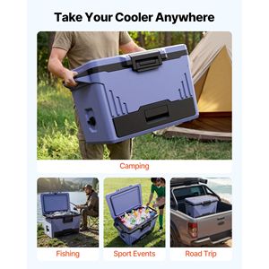 Glacière rigide portable 50QT, étanche, garde les aliments au frais pendant 48 heures - Product Image 6