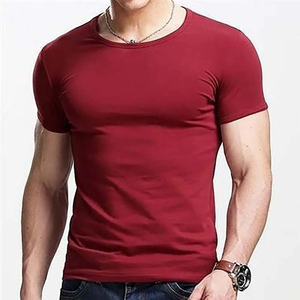 Camisetas Deportivas de Gimnasio para Hombre, Tejidas, de Manga Corta, Cuello Redondo, 100% Algodón, Corte Regular, Transpirables, con Logotipo Personalizado, al por Mayor - Product Image 5
