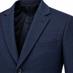 Blazer de Lana Personalizado para Hombre al por Mayor, Chaqueta Deportiva de Tweed Texturizado, Traje a Medida, Abrigo Casual Elegante, Blazer de Lana Personalizado para Hombre - Product Image 5