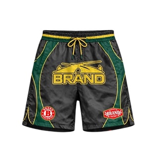 Wholesale Nylon Windbreaker <b>Zip</b> <b>Up</b> <b>Jacket</b> And Nylon Shorts Tracksuit Set Custom Design Printed 2 Pcs Windbreaker Set - Product Image 6