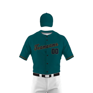 <b>Top</b> Selling Lightweight Comfortable Adult Baseball Uniforms Short Breathable Quick Dry Unisex Sets Trending Printed Style OEM - Product Image 5