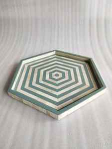 Bandeja Decorativa Hecha a Mano, Ecológica, Apta para Lavavajillas y Microondas, con Estampados Florales/Animales para - Product Image 2