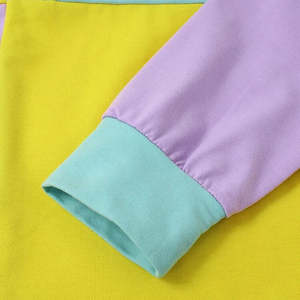 Sudadera con Capucha de Panel de Tres Capas, Bordada, 100% Algodón, Larga, Invernal, Simple y Moderna, con Impresión DTG Personalizada - Product Image 6