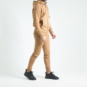 Conjunto de Sudadera con Capucha y Pantalones Deportivos Personalizados para Hombre, Ropa Deportiva Informal de Color Sólido - Product Image 4