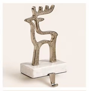 Premium Decorative Holiday <b>Stocking</b> <b>Holder</b> for Contemporary Home Decor - Product Image 2