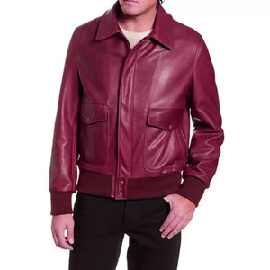 Nouvelles vestes universitaires en cuir personnalisées à prix d'usine, manches longues, logo frontal, haute qualité, pour hommes, hiver, adultes, OEM - Product Image 6