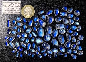 Cabochon de pierre de lune arc-en-ciel naturel cristal de guérison Quartz vente en gros de pierres précieuses en vrac Chakra Reiki spirituel brut - Product Image 2