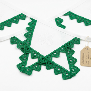 15mm <b>Emerald</b> Green Geometric Guipure GPO Lace Trim Customizable Factory Direct 20 Meter Packing for Curtains Cushions Table Mats - Product Image 5