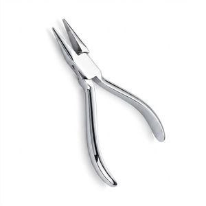 Precision Chain Nose Pliers Stainless Steel Tapered Tip Jewelry Making Tools for DIY <b>Crafting</b> Beading <b>Wire</b> Looping - Product Image 1