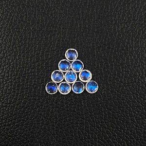 Piedra lunar arcoíris natural de 3mm-8mm, corte brillante redondo facetado, gemas a granel, pedido en línea al mejor precio asequible del proveedor - Product Image 4