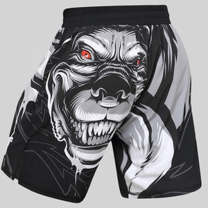 Pantalones cortos sublimados Muay Thai y Kickboxing de diseño personalizado Satén de alta calidad 100% Poliéster para hombre Todas las estaciones - Product Image 3