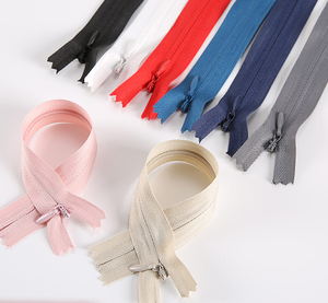 Factory Direct Wholesale #3 Nylon Cloth Edge Invisible Closed-End <b>Zipper</b> With Various Colors Available for Skirt Pillow Pocket - Product Image 3