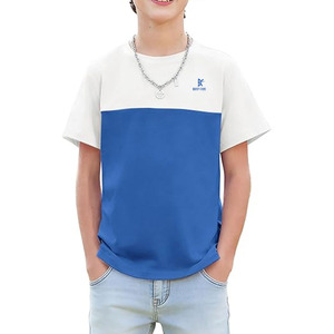 เสื้อยืดเด็กไซส์ใหญ่ขายดีที่สุด บริการ OEM ราคาส่งถูก ผลิตจากผ้าฝ้าย 100% ผลิตในประเทศปากีสถาน - Product Image 1