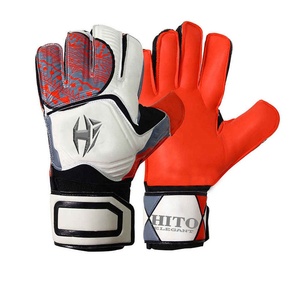 Gants de gardien de but professionnels en latex allemand super doux Predator pour enfants, avec protection des doigts - Product Image 1