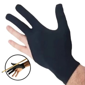 Guantes de Snooker de Calidad Internacional con Logotipo Personalizado, Guantes de Snooker de 3 Dedos, Guantes de Billar para Mesa de Billar - Product Image 2