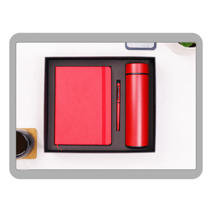 Liviya Corporate Promotional Business PU Leather Embossed Printing Personalized <b>Gift</b> Box Water Bottle Two Cups Combo <b>Gift</b> <b>Set</b> - Product Image 4