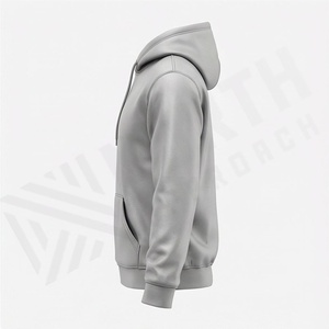 Sweat-shirt à capuche unisexe surdimensionné en molleton de coton, coupe ample, brodé et imprimé personnalisé, style streetwear, couleur personnalisable, collection automne - Product Image 3