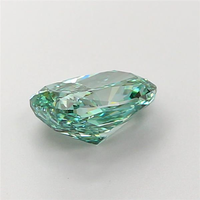 Diamante Verde Intenso Cultivado en Laboratorio, Certificado IGI, Diamante Suelto de Primera Calidad, Piedra de Color para Joyería Personalizada