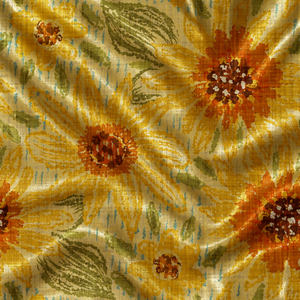 Tela Brocada Jacquard Zari Dorada de Lujo, con Estampado Digital Floral de Peonías Rosadas Vintage, Brillante y Transparente, para Sarees de Boda - Product Image 5