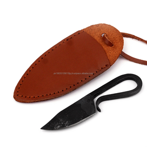 Couteau Viking médiéval fait à la main fer forgé et acier au carbone lame pleine soie Application industrielle de style antique - Product Image 4